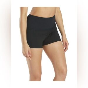 3 for $10 Everyday Yoga Uphold Solid High Waisted Hot Yoga Shorts 1" Black M